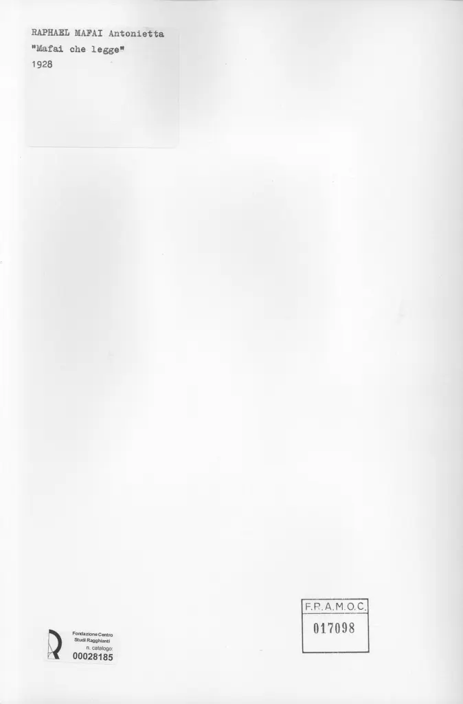 Anonimo, Anonimo , retro