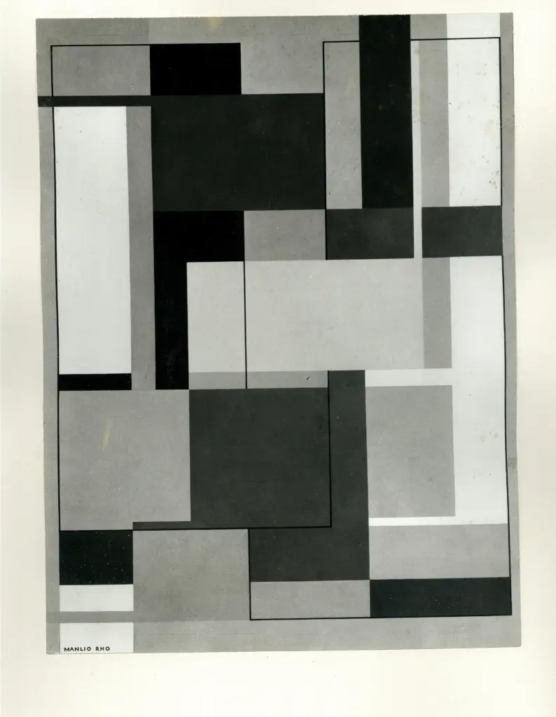 Anonimo , Rho, Manlio - sec. XX - Composizione , fronte