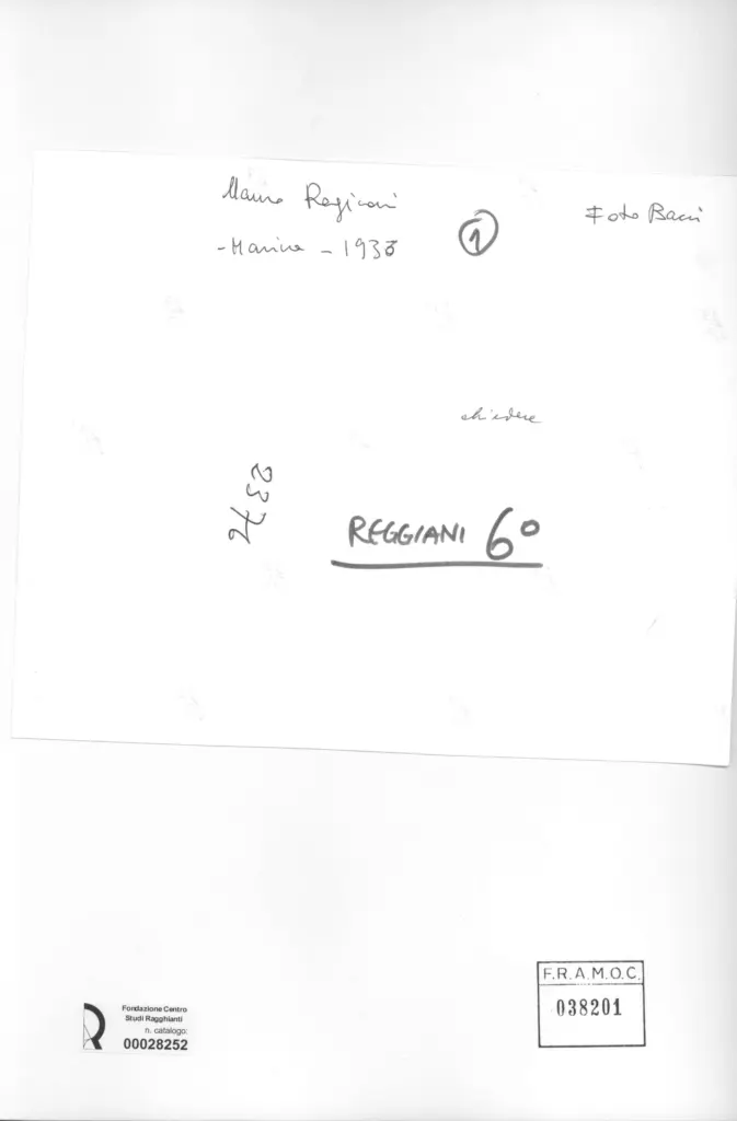 Bacci, Attilio , retro