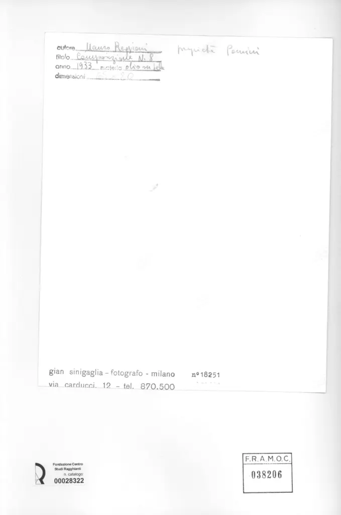 Sinigaglia, Gian , retro