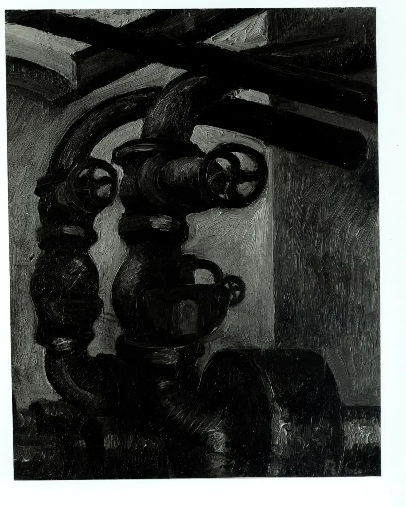 Anonimo , Ricci, Paolo - sec. XX - Centrale termica dell'Ilva , fronte