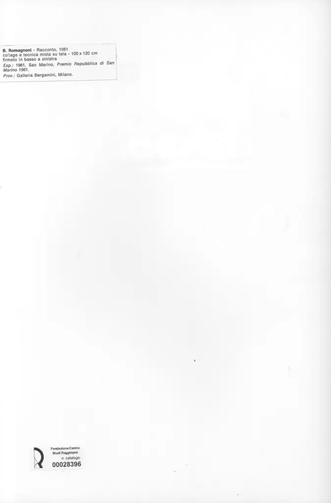 Anonimo , Romagnoni, Bepi - sec. XX - Racconto , retro