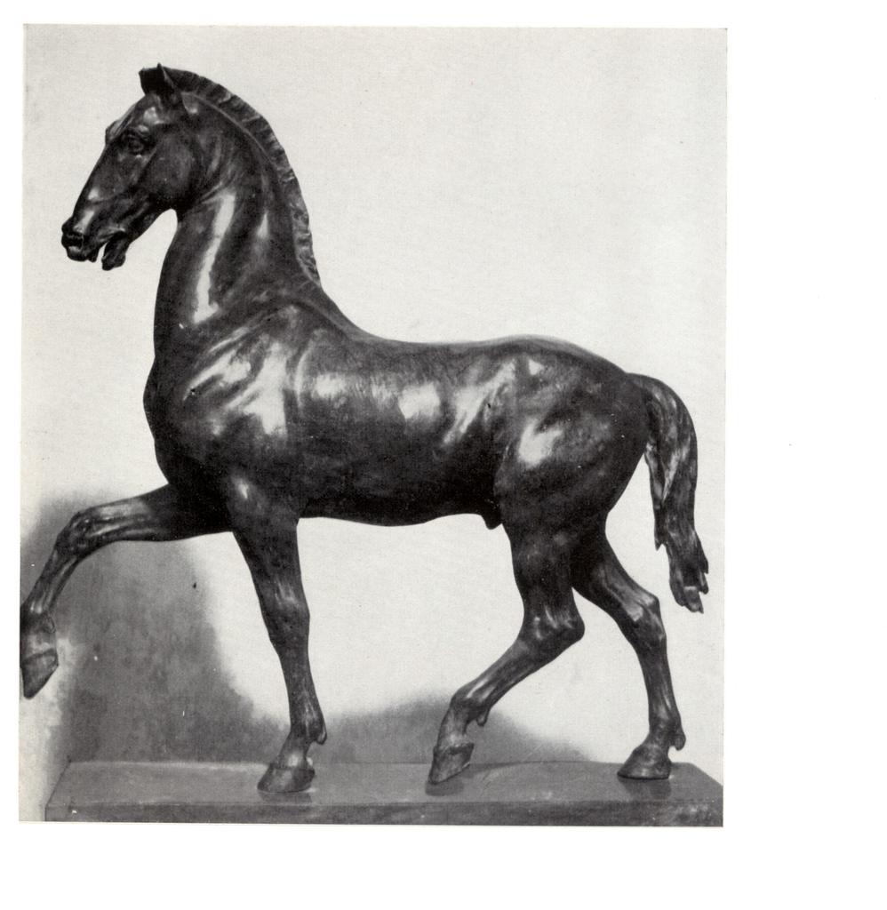 Romanelli, Raffaello , Studio di cavallo in bronzo -
