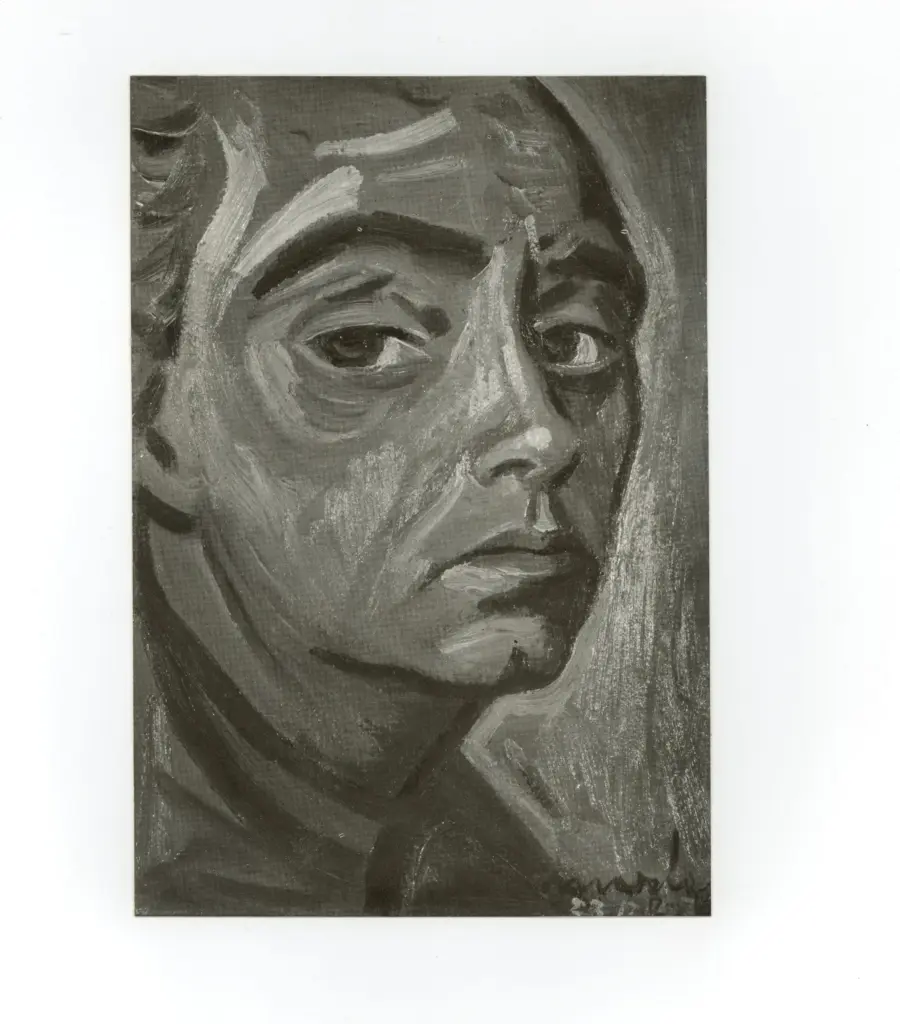 Anonimo , Romoli, Mario - sec. XX - Autoritratto , fronte