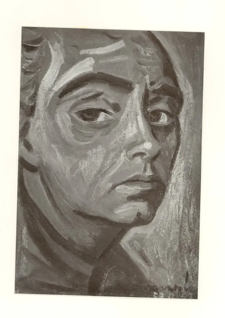 Anonimo , Romoli, Mario - sec. XX - Autoritratto , fronte