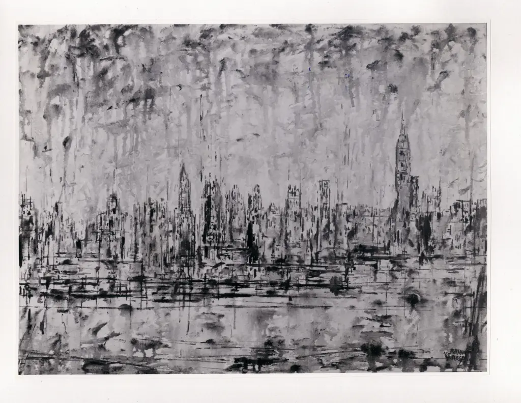 Rosai, Bruno , Veduta del Porto di New York