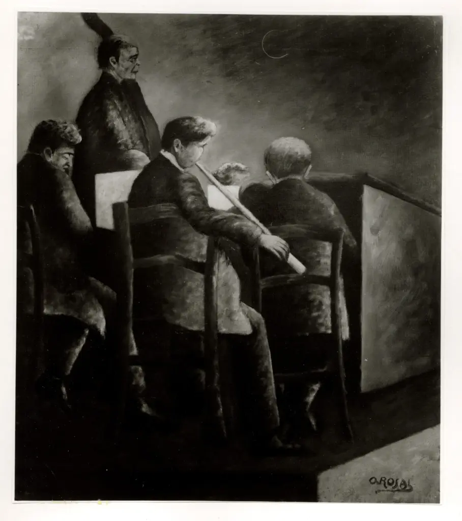 A.F.I. Agenzia Fotografica Industriale , Rosai, Ottone - sec. XX - Il concertino , fronte