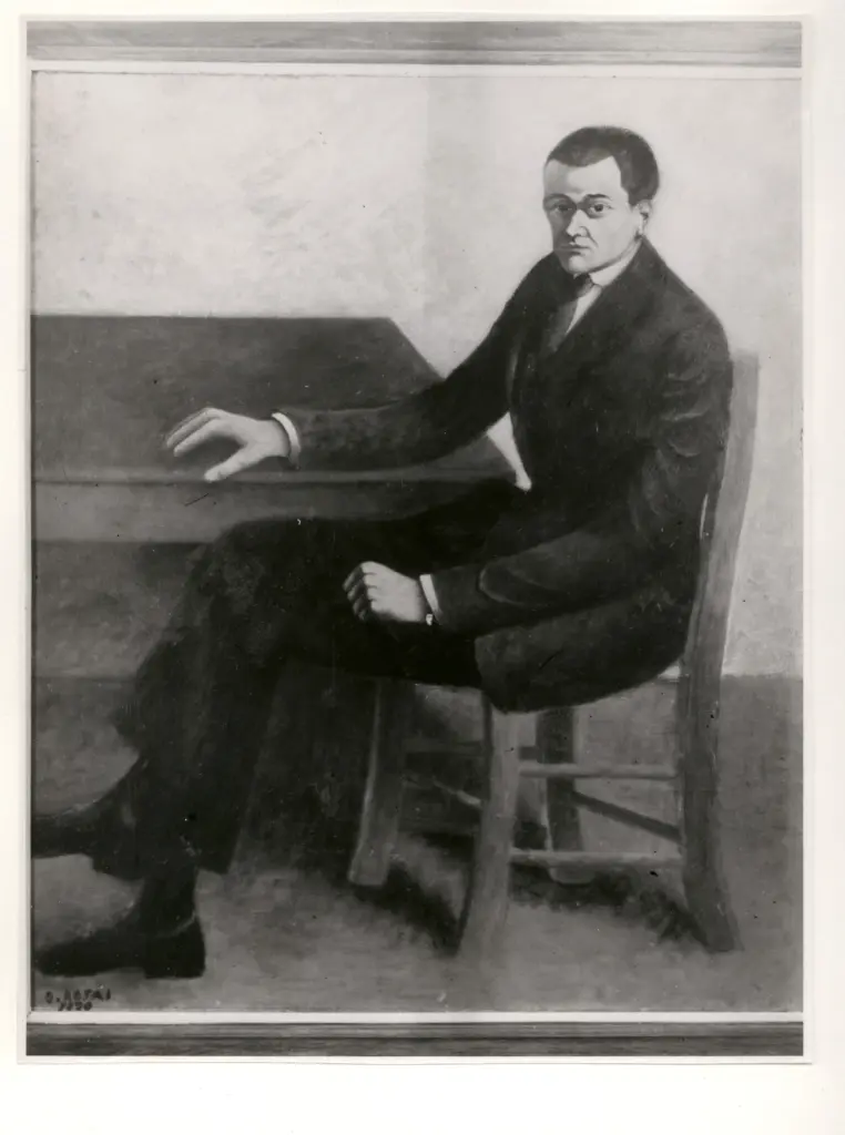 Rosai, Ottone , Uomo seduto a un tavolo