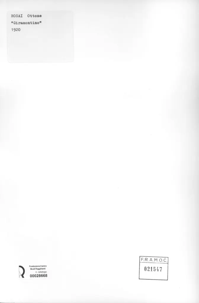 Anonimo, Anonimo , retro