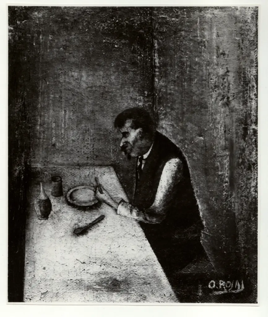 Anonimo , Rosai, Ottone - sec. XX - Mio padre , fronte