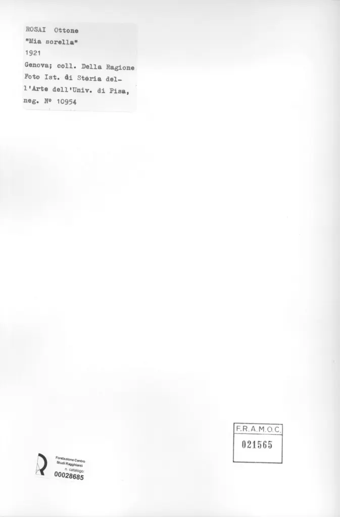 Universit&agrave; di Pisa. Dipartimento di Storia delle Arti , retro