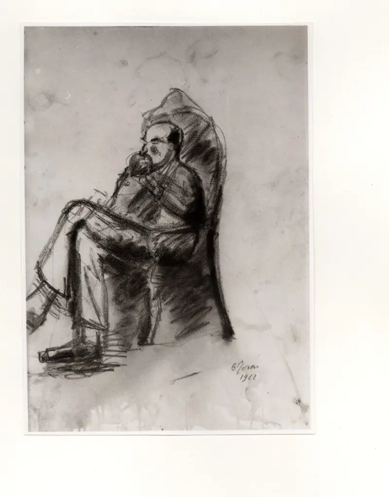 Rosai, Ottone , Uomo in poltrona