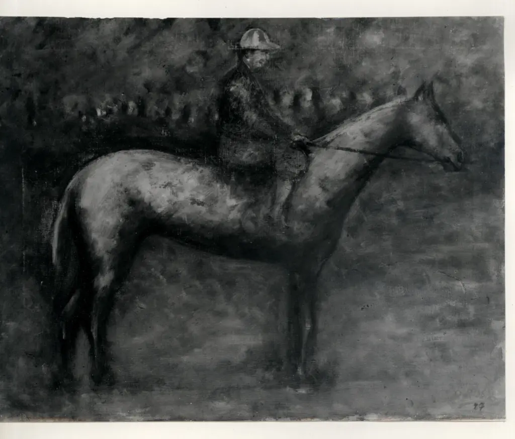 Rosai, Ottone , Uomo a cavallo