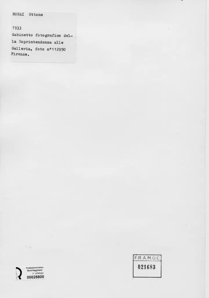 Anonimo , Rosai, Ottone - sec. XX - , retro