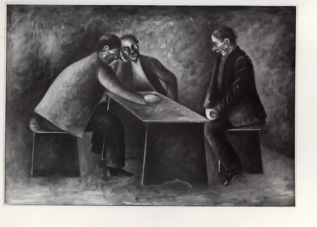 Foto Barsotti , Rosai, Ottone - sec. XX - Terzetto , fronte