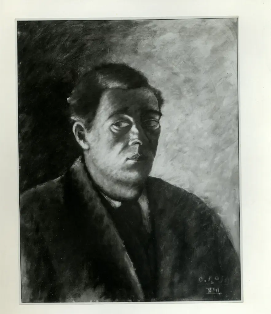 Anonimo , Rosai, Ottone - sec. XX - Autoritratto , fronte