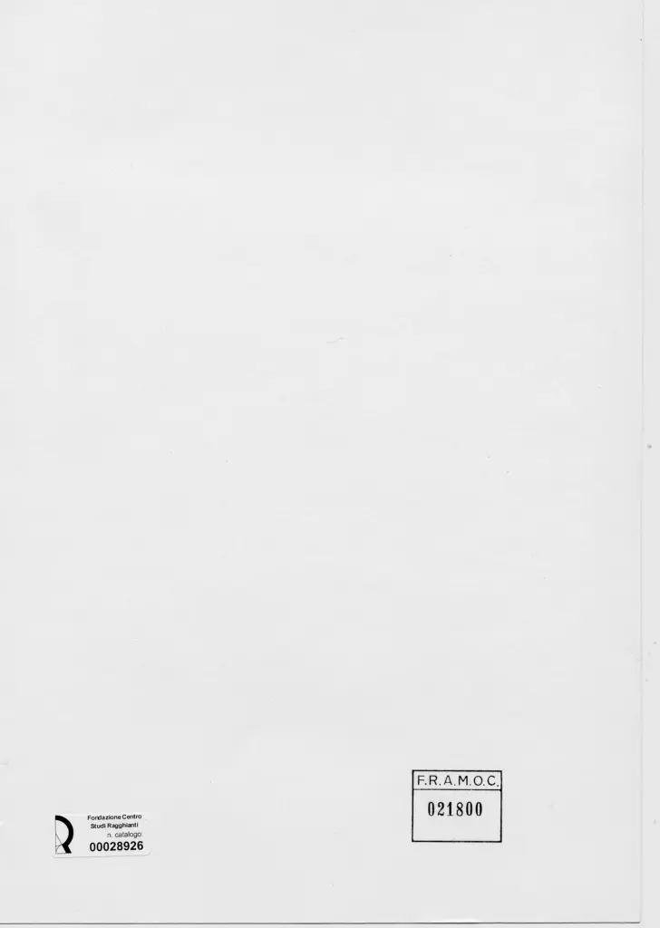 Anonimo, Anonimo , retro