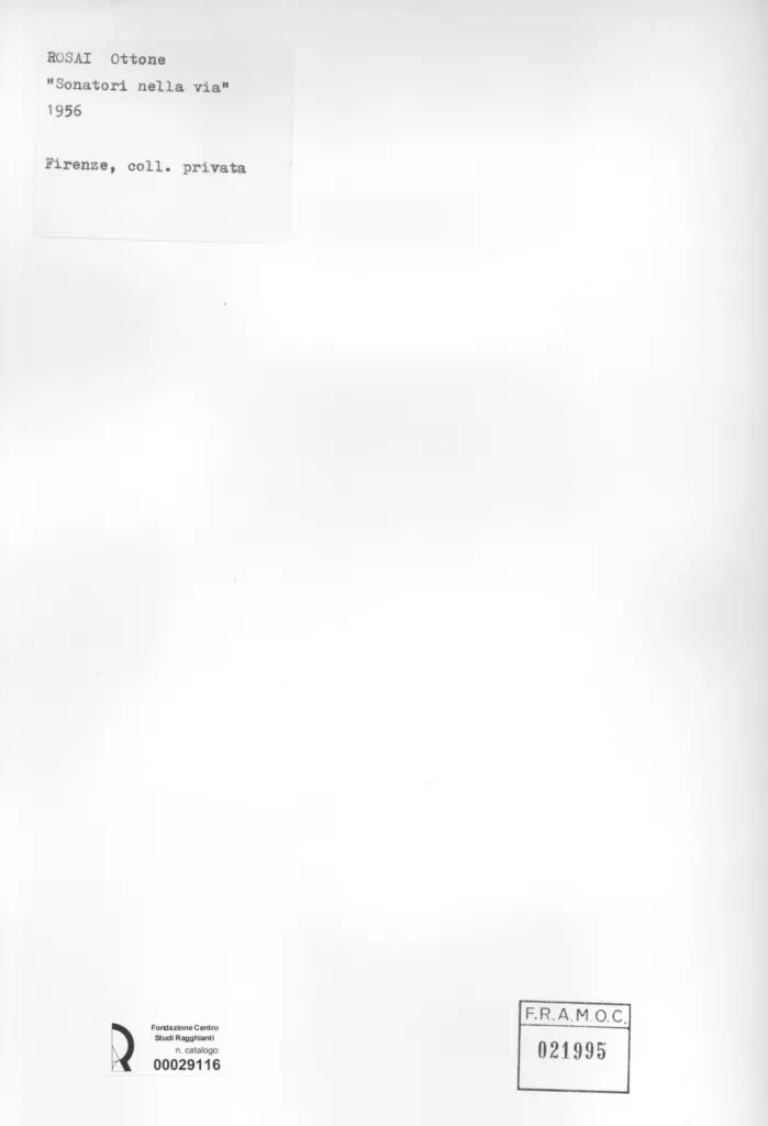 Anonimo, Anonimo , Rosai, Ottone - sec. XX - , retro