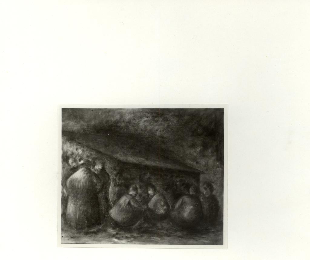 Anonimo , Rosai, Ottone - sec. XX - Figure sedute , fronte