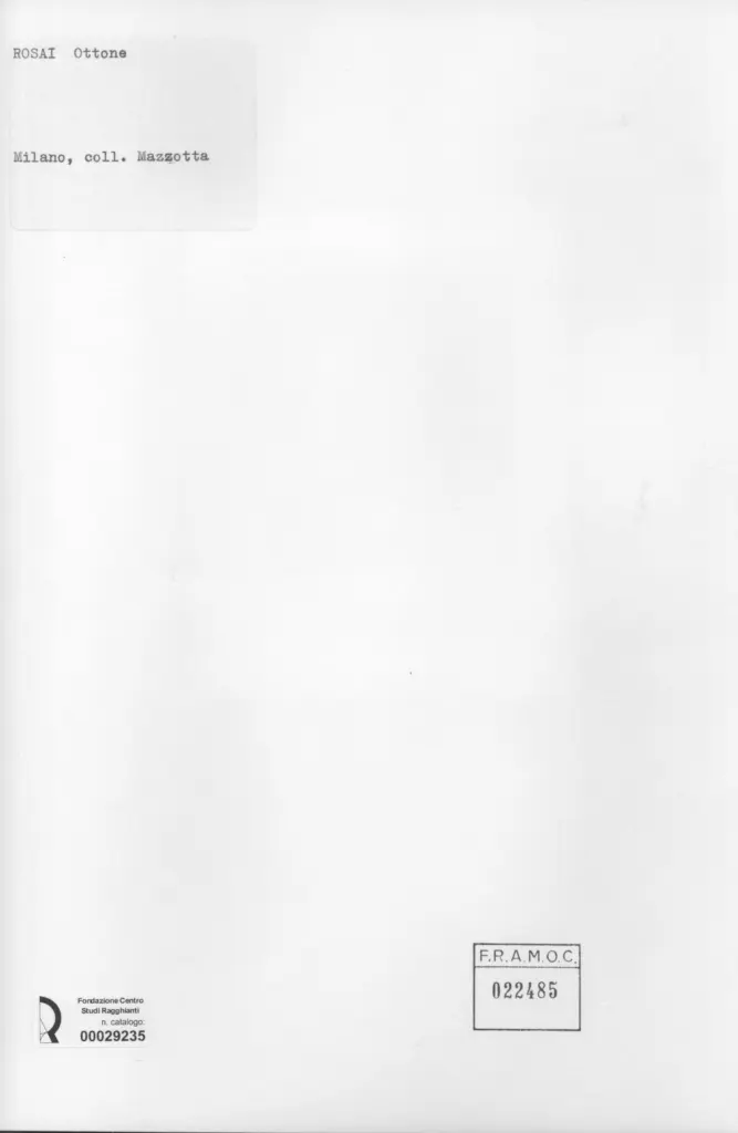 Anonimo , Rosai, Ottone - sec. XX - Tre figure sedute , retro