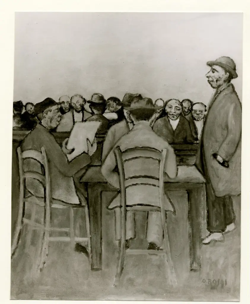 Rosai, Ottone , Uomini ad un tavolo