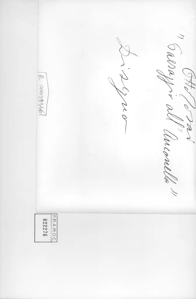 Anonimo, Anonimo , retro