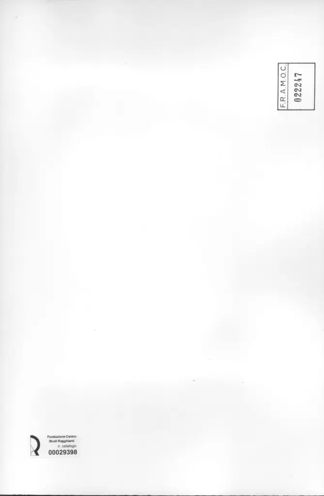 Anonimo, Anonimo , retro