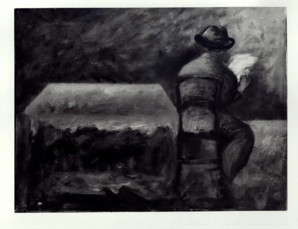 Rosai, Ottone , Uomo seduto di spalle