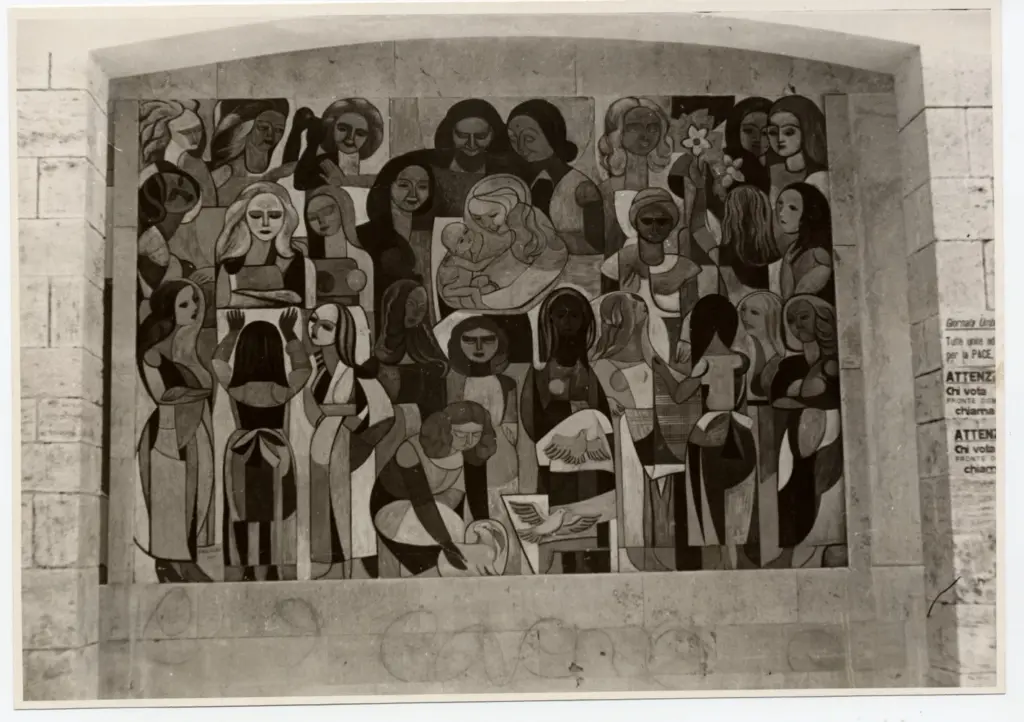 Anonimo , Rossi, Enzo - sec. XX - Le operaie , fronte