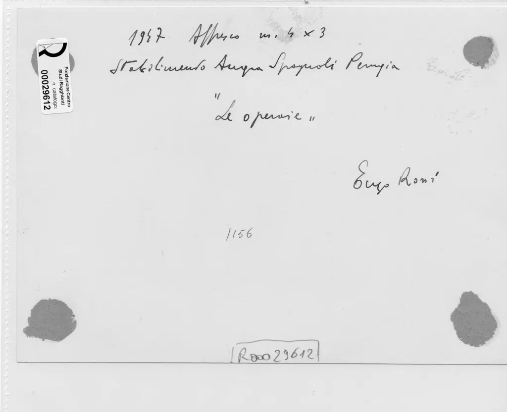 Anonimo , Rossi, Enzo - sec. XX - Le operaie , retro