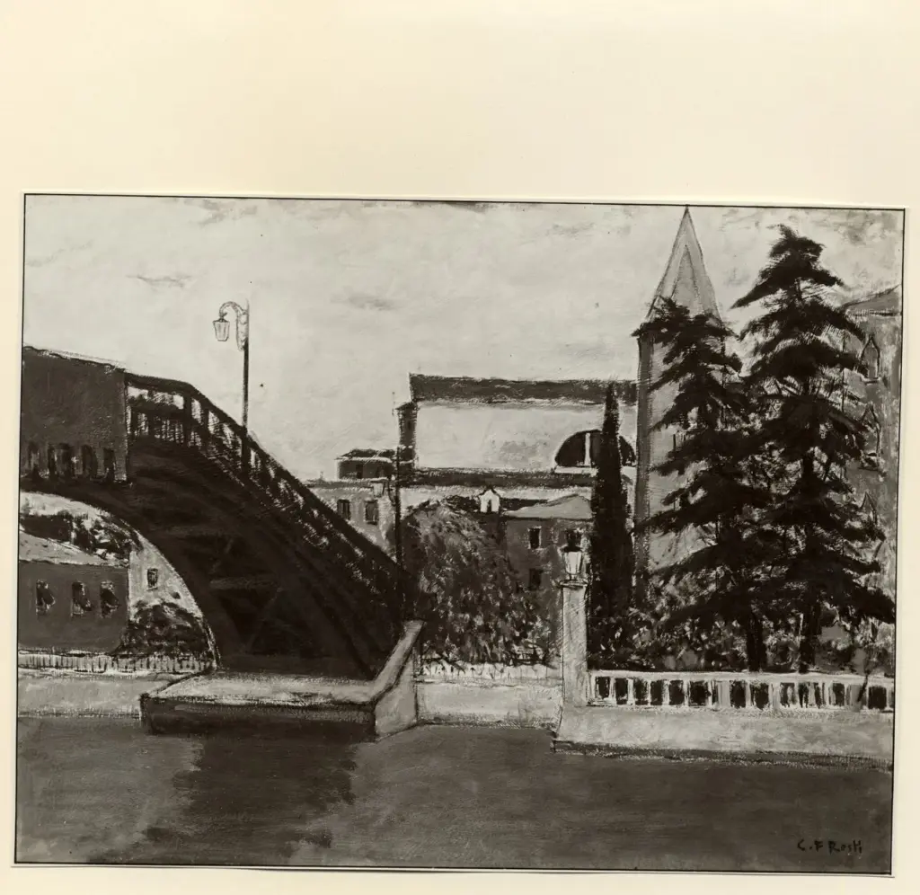 Giacomelli , Rosti, Fortunato - sec. XIX - All'accademia , fronte