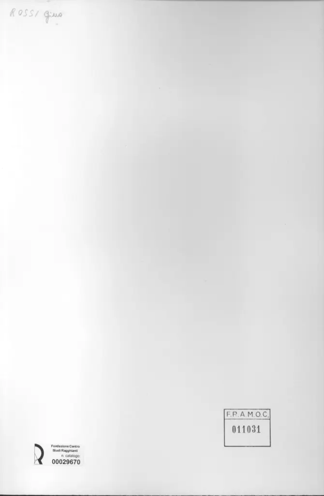 Anonimo, Anonimo , retro