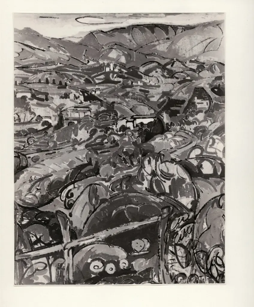 Giacomelli , Rossi, Gino - sec. XX - Descrizione asolana , fronte