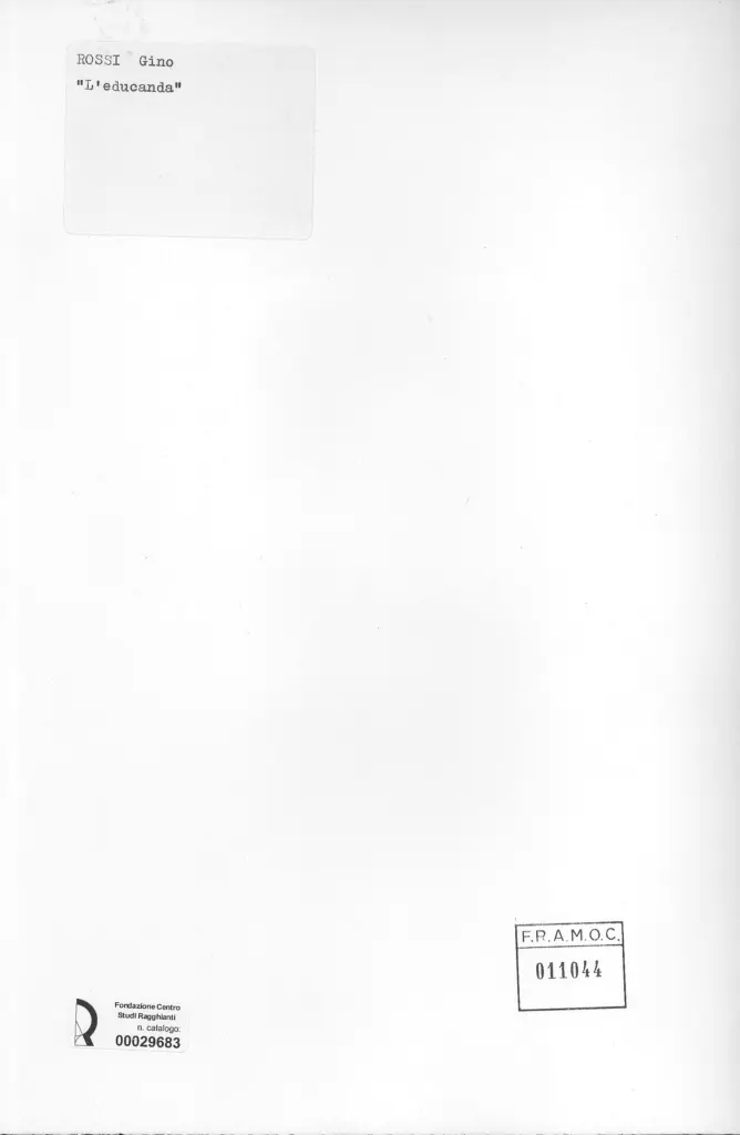 Anonimo, Anonimo , retro