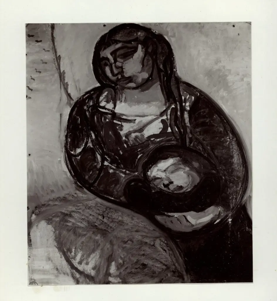 Giacomelli, Fiorentini , Rossi, Gino - sec. XX - Maternit&agrave; , fronte