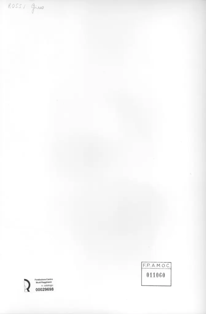 Anonimo, Anonimo , retro