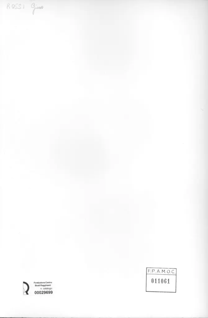 Anonimo, Anonimo , retro