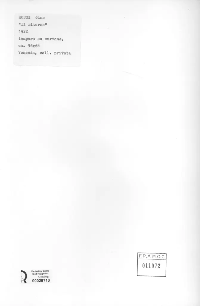 Anonimo, Anonimo , retro