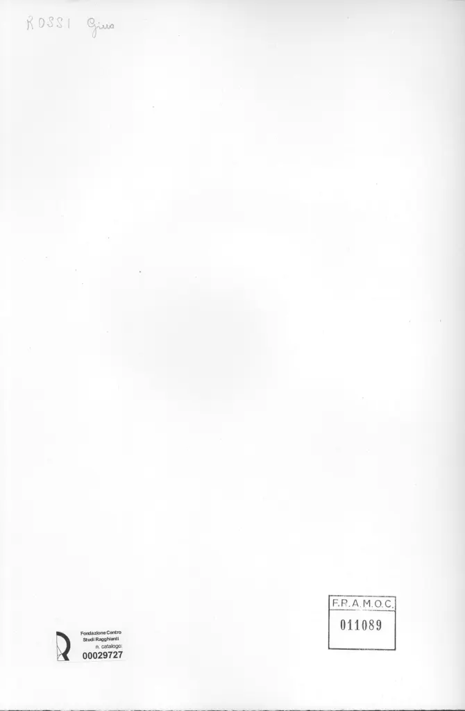 Anonimo, Anonimo , retro