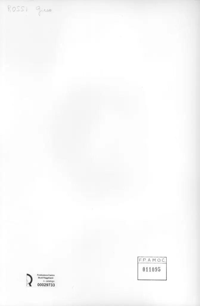 Anonimo, Anonimo , retro