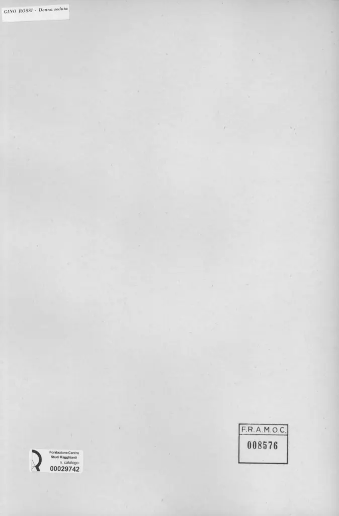 Anonimo, Anonimo , retro