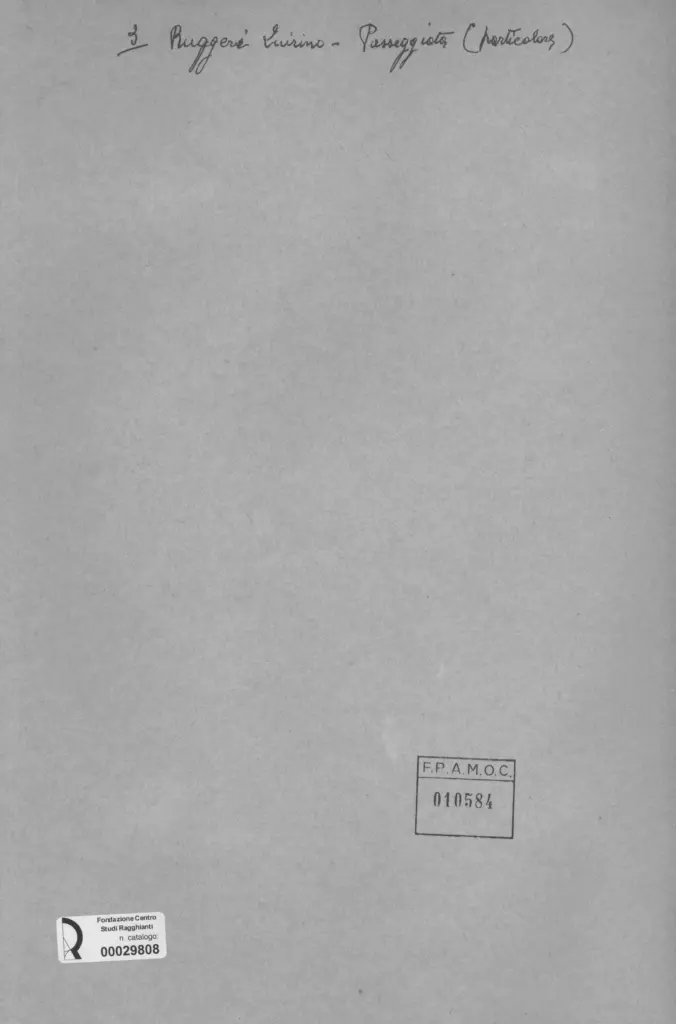 Anonimo, Anonimo , retro