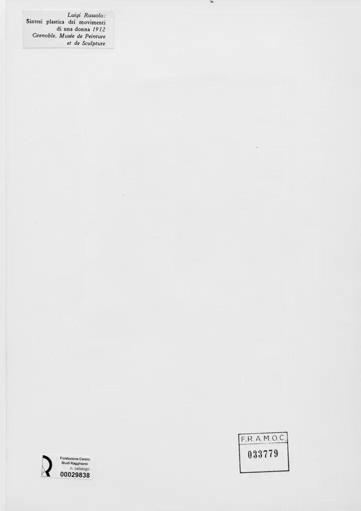 Anonimo , Russolo, Luigi - sec. XX , retro