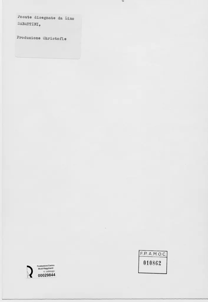 Anonimo , Sabattini, Lino , retro