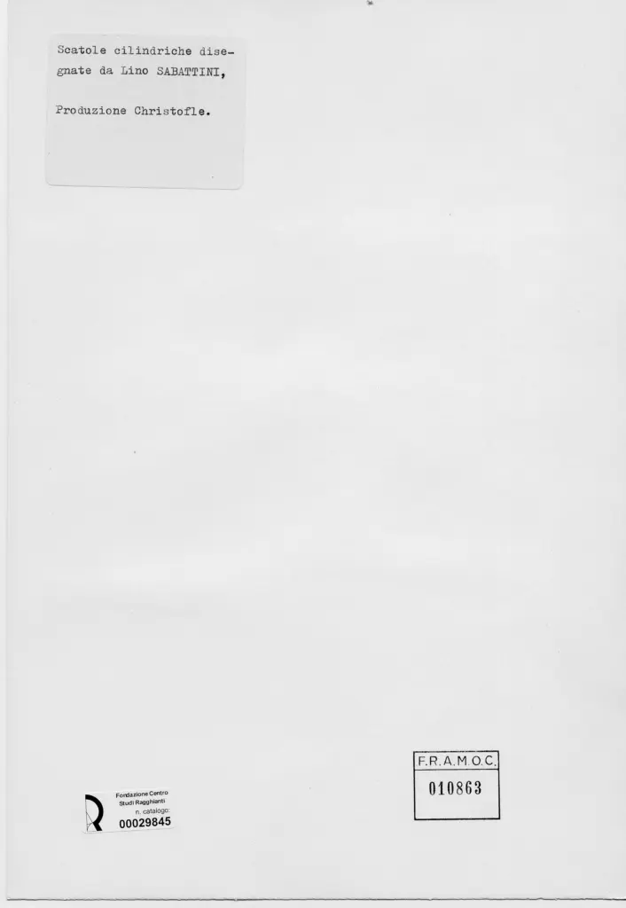 Anonimo , Sabattini, Lino , retro