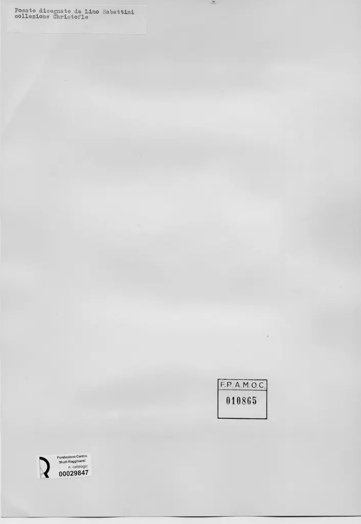 Anonimo , Sabattini, Lino , retro