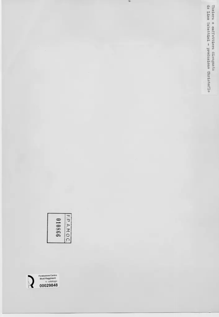 Anonimo , Sabattini, Lino , retro