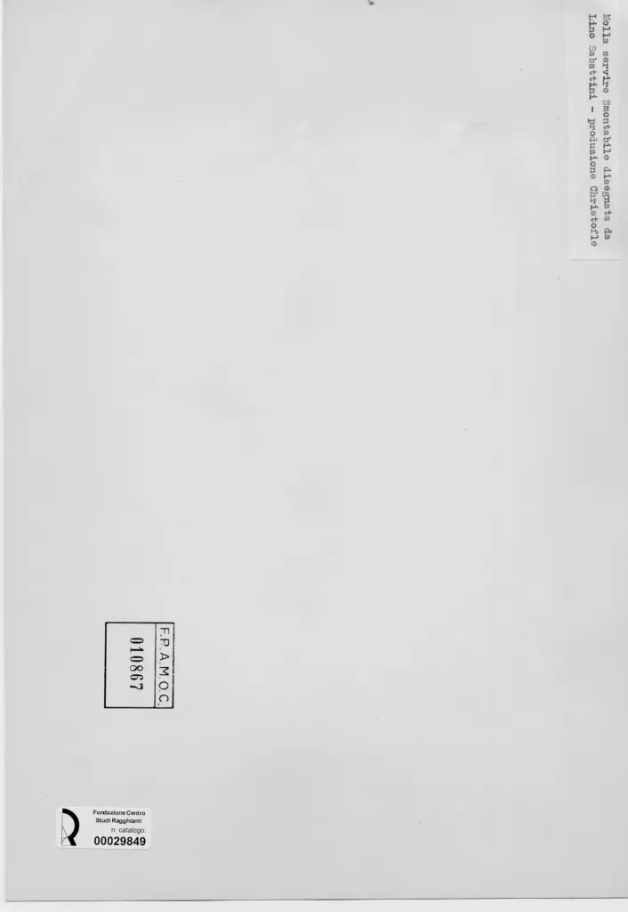 Anonimo , Sabattini, Lino , retro