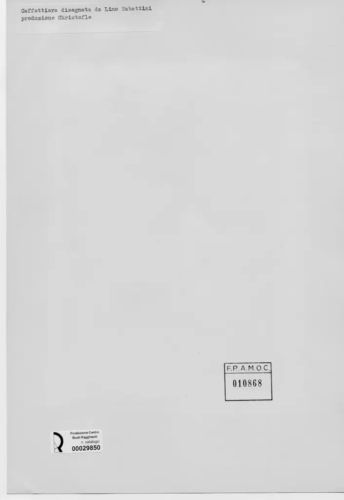Anonimo , Sabattini, Lino , retro
