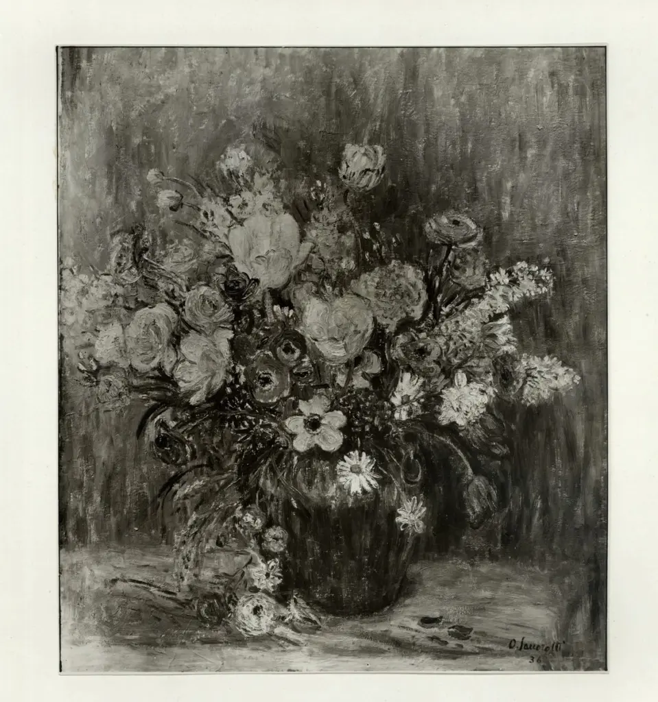 Giacomelli , Saccorotti, Oscar - sec. XX - Fiori , fronte